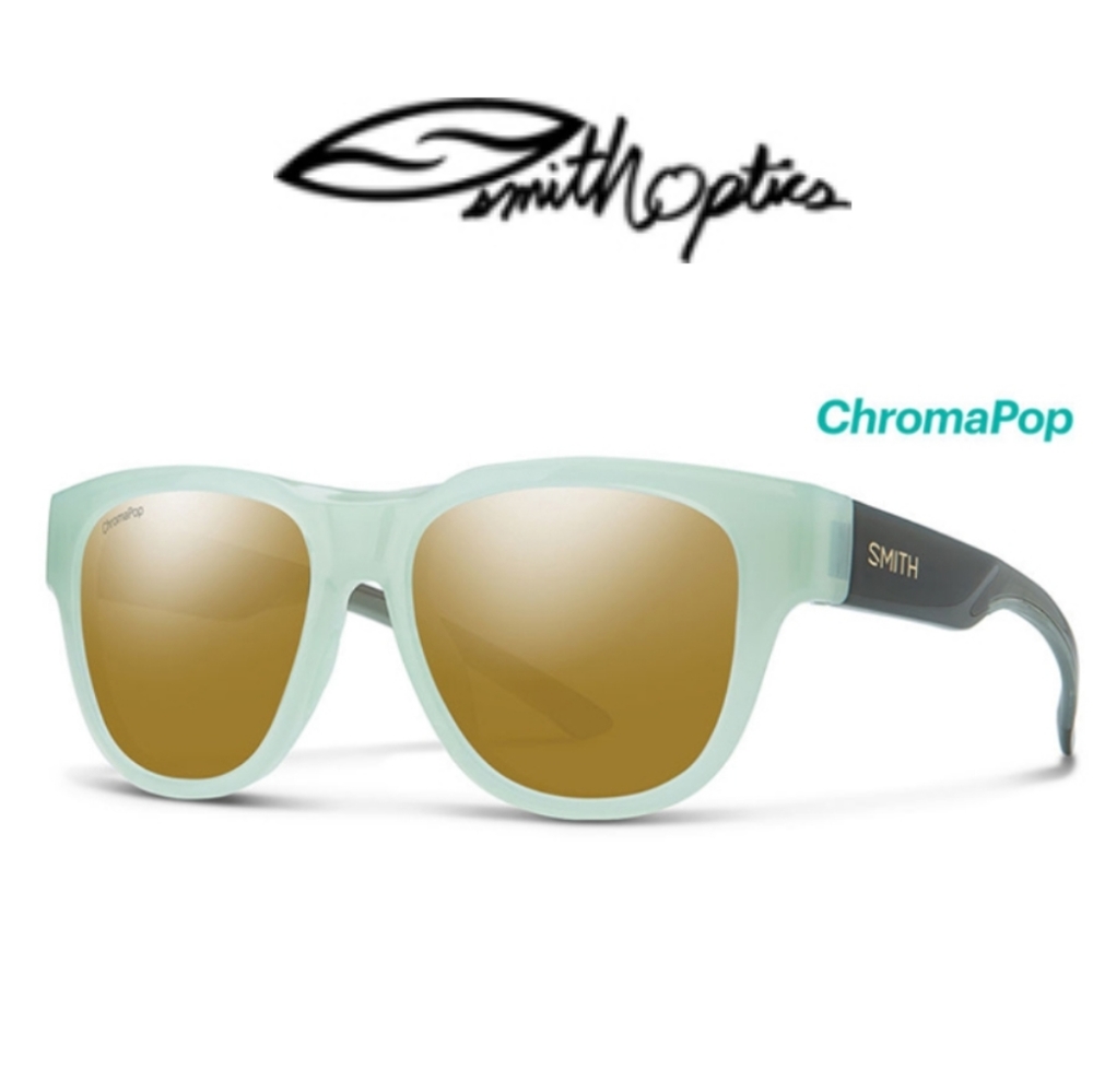 SMITH Rounder ice smoke chromapop polarized